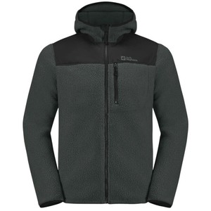 Jack Wolfskin Men's Kammweg Pile Full Zip Hooded Jacket