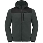 Jack Wolfskin Men's Kammweg Pile Full Zip Hooded Jacket