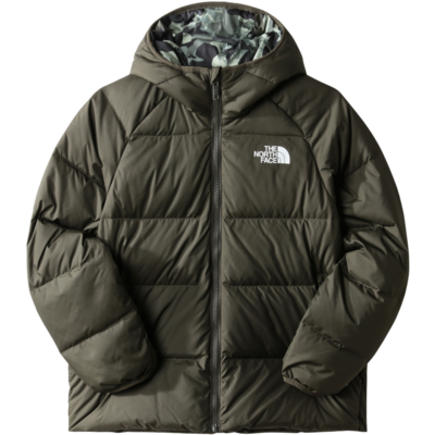 The North Face Boy's Printed Reversible North Down Hooded Jacket (2022)