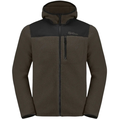 Jack Wolfskin Men's Kammweg Pile Full Zip Hooded Jacket